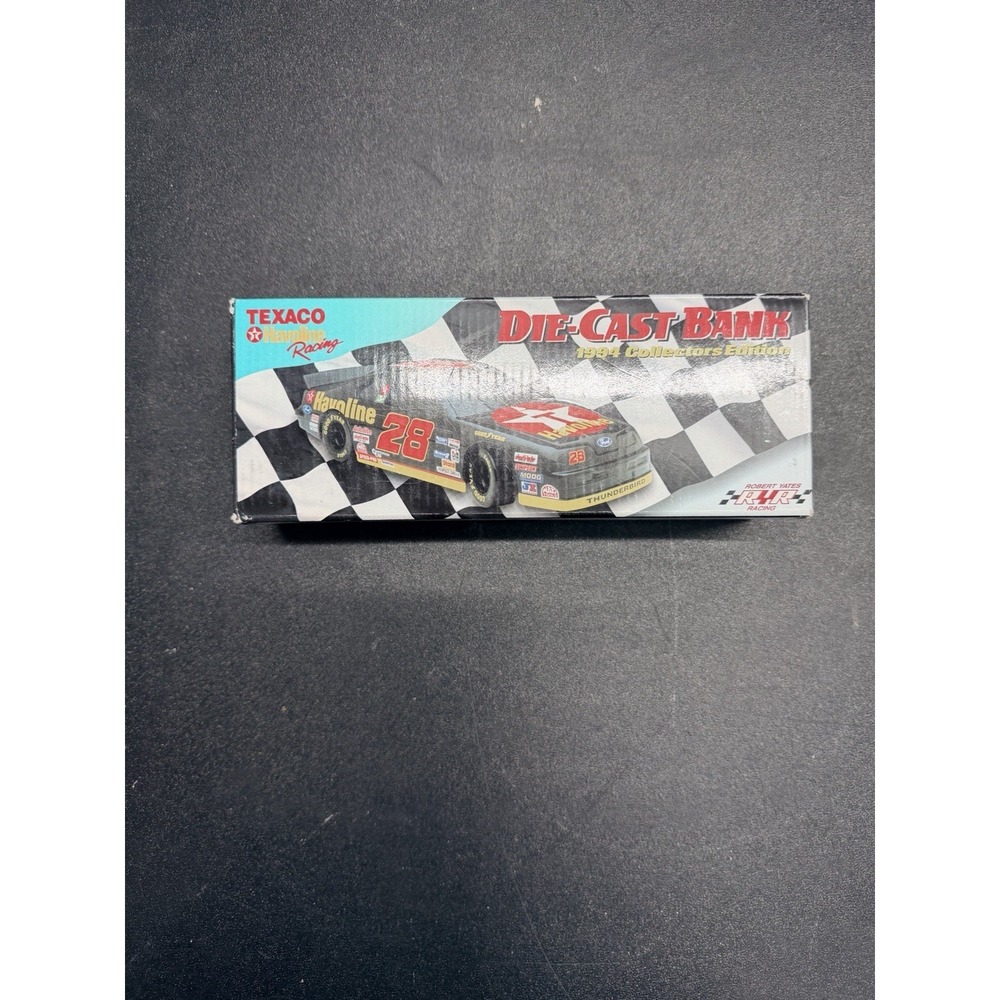 Texaco Havoline #28 Racing Car Die Cast‎ Bank 1994 Collectors Edition (m16)
